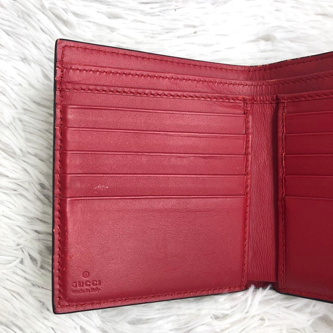 財布 レディース 二つ折り GUCCI グッチ GGブルームス フローラ 花柄