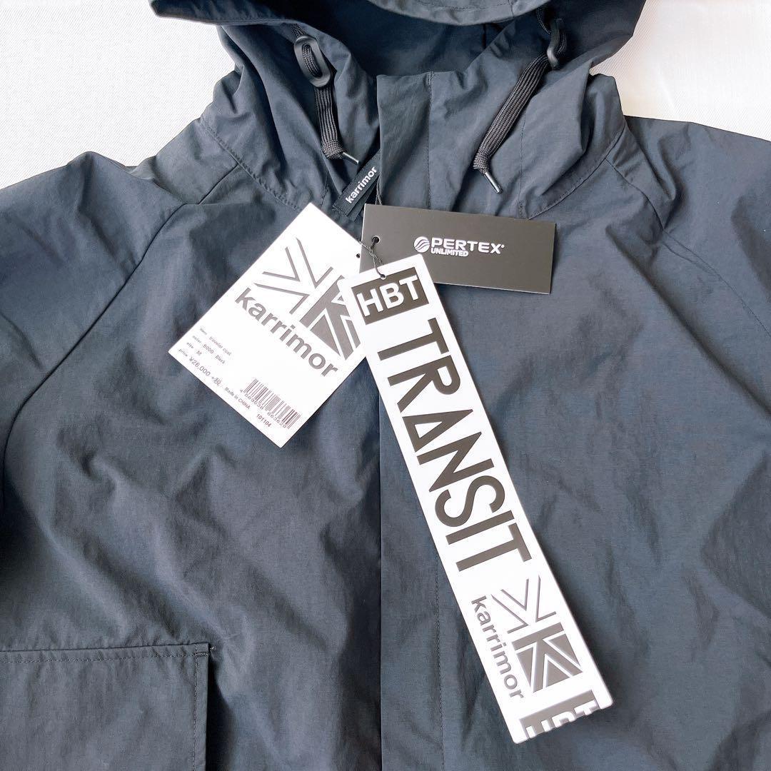タグ付き未使用品 karrimor × TRANSIT トラベラーコート 黒 M