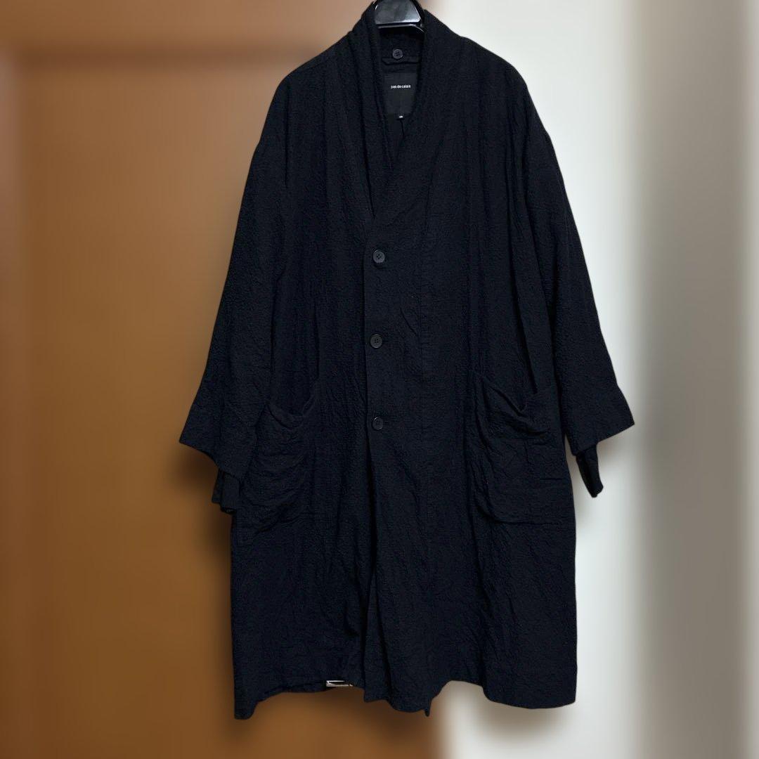pas de calais ネイビー ロングコート 36