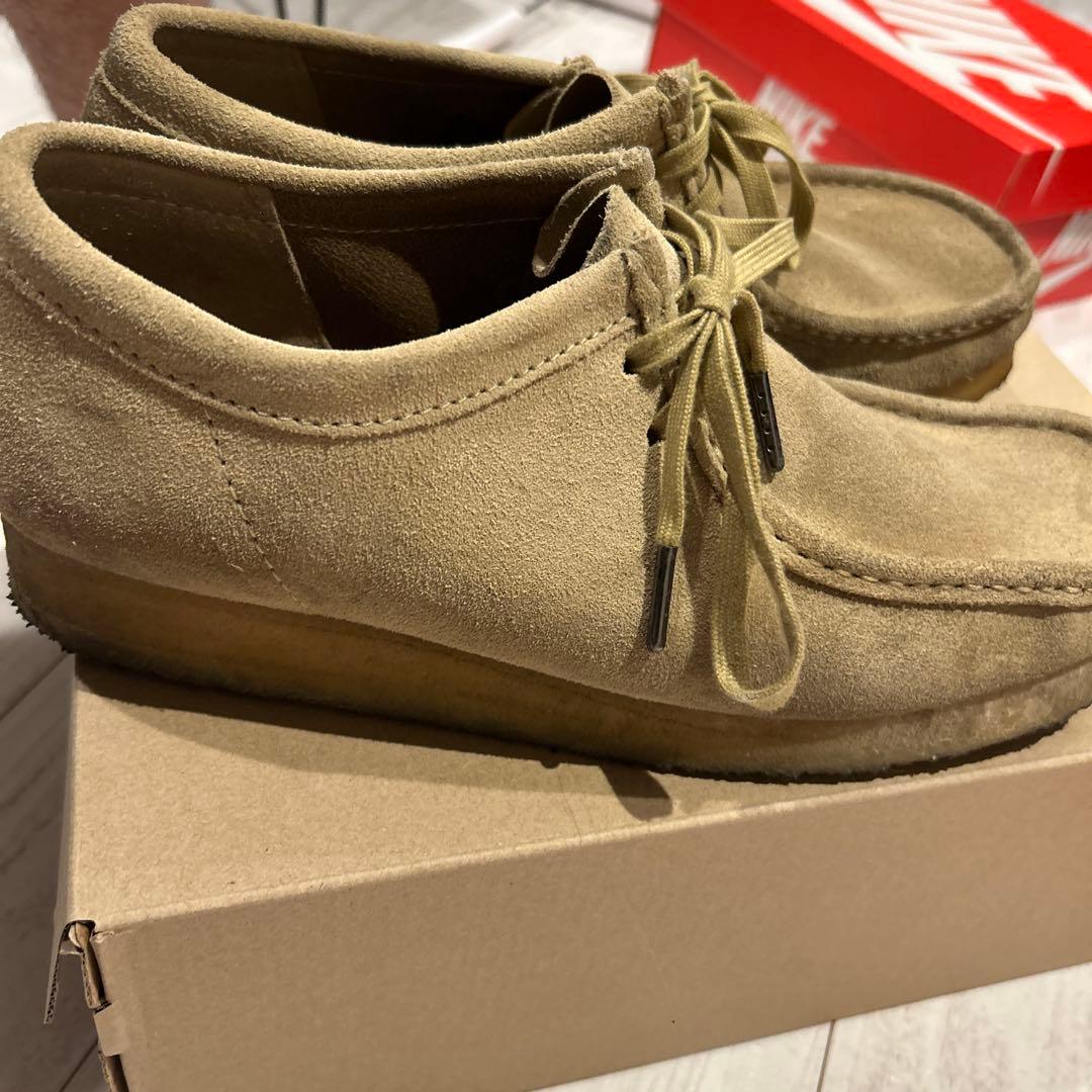 靴 Clarks Wallabee Maple Suede 28cm