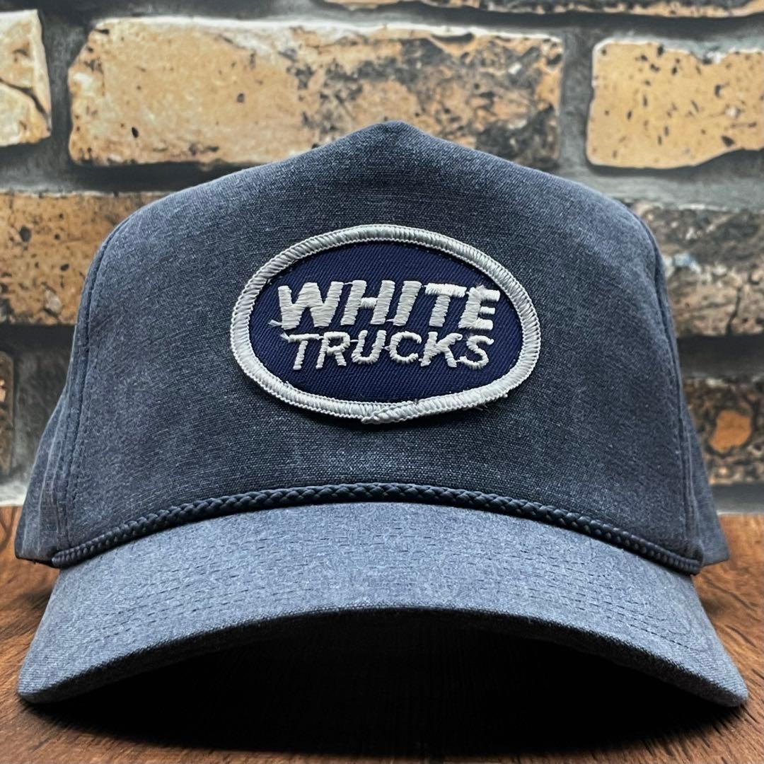 ビンテージ】トラッカーキャップfartco 同ブランド 70'sWHITE