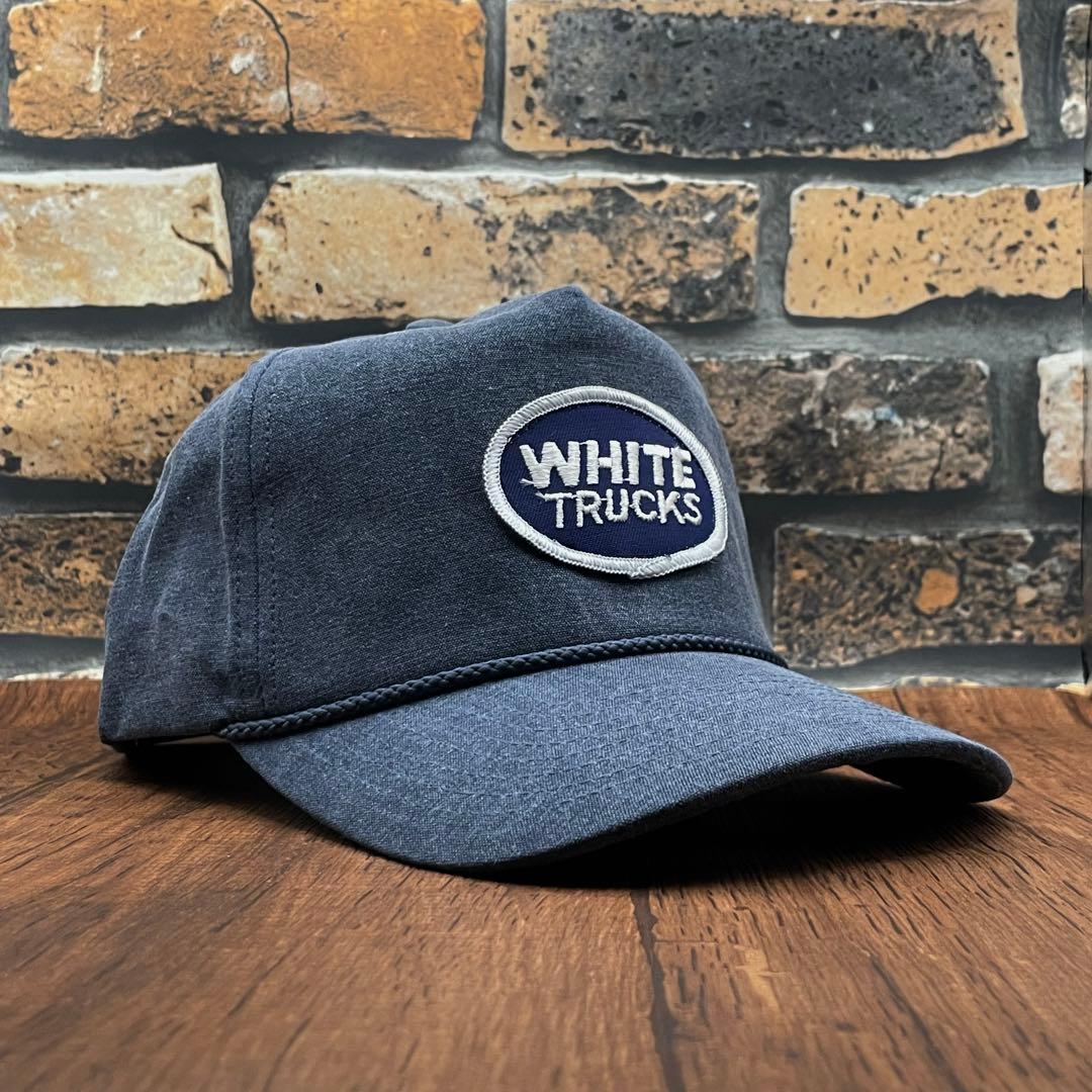 ビンテージ】トラッカーキャップfartco 同ブランド 70'sWHITE