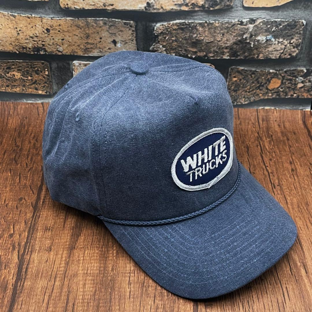 ビンテージ】トラッカーキャップfartco 同ブランド 70'sWHITE
