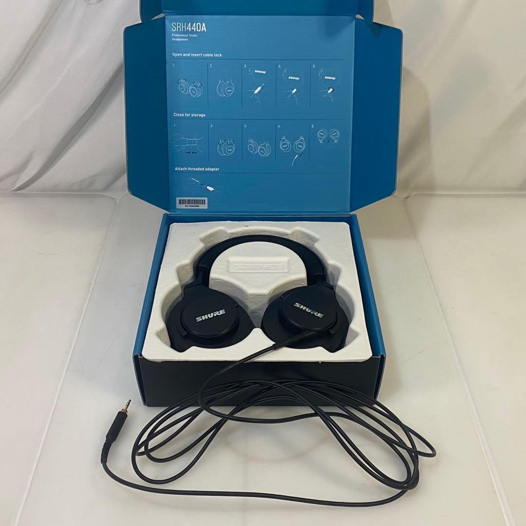 ◎美品 Shure SRH440A プロフェッショナル・スタジオ・ヘッドホン
