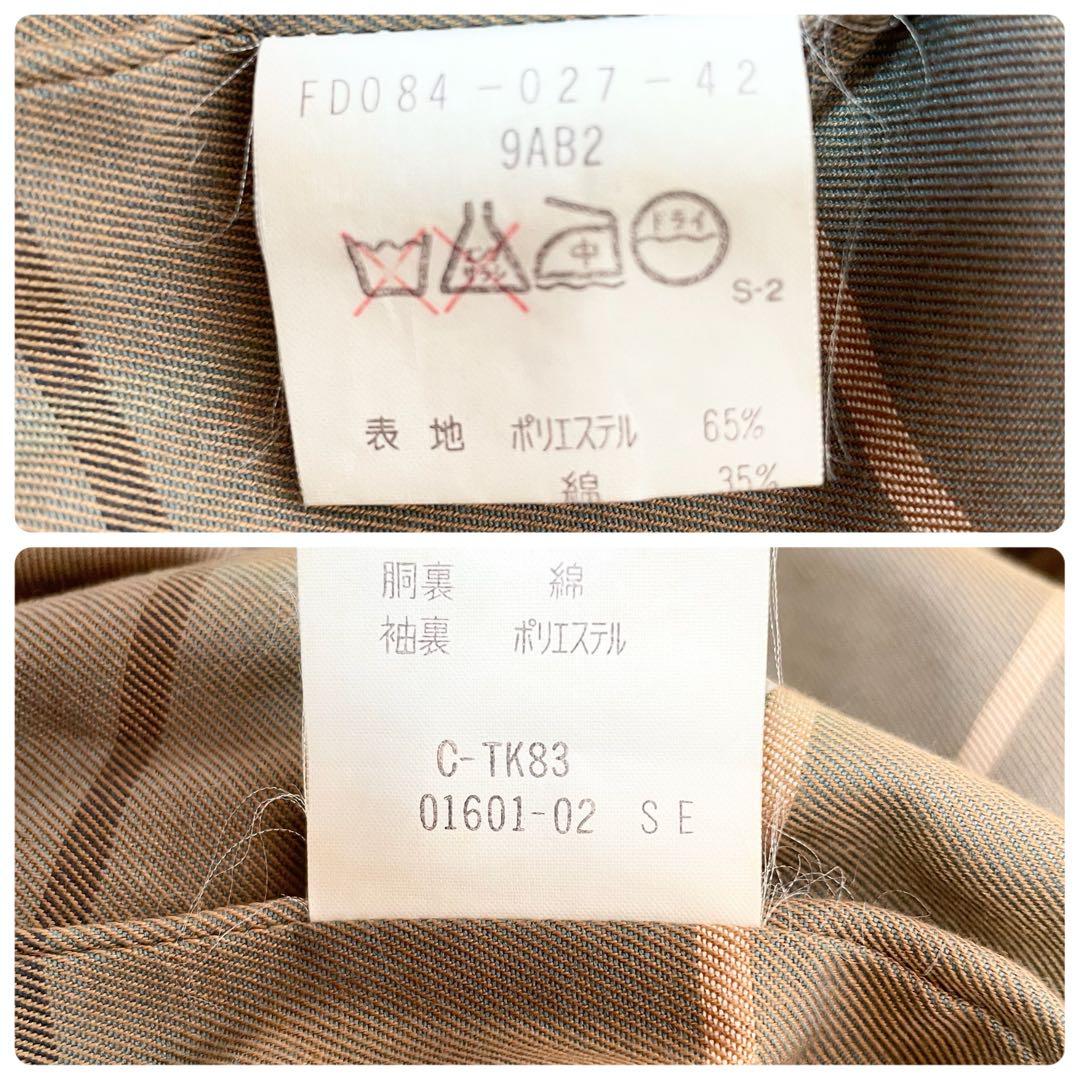 BURBERRY 旧ロゴ ロングトレンチコート M