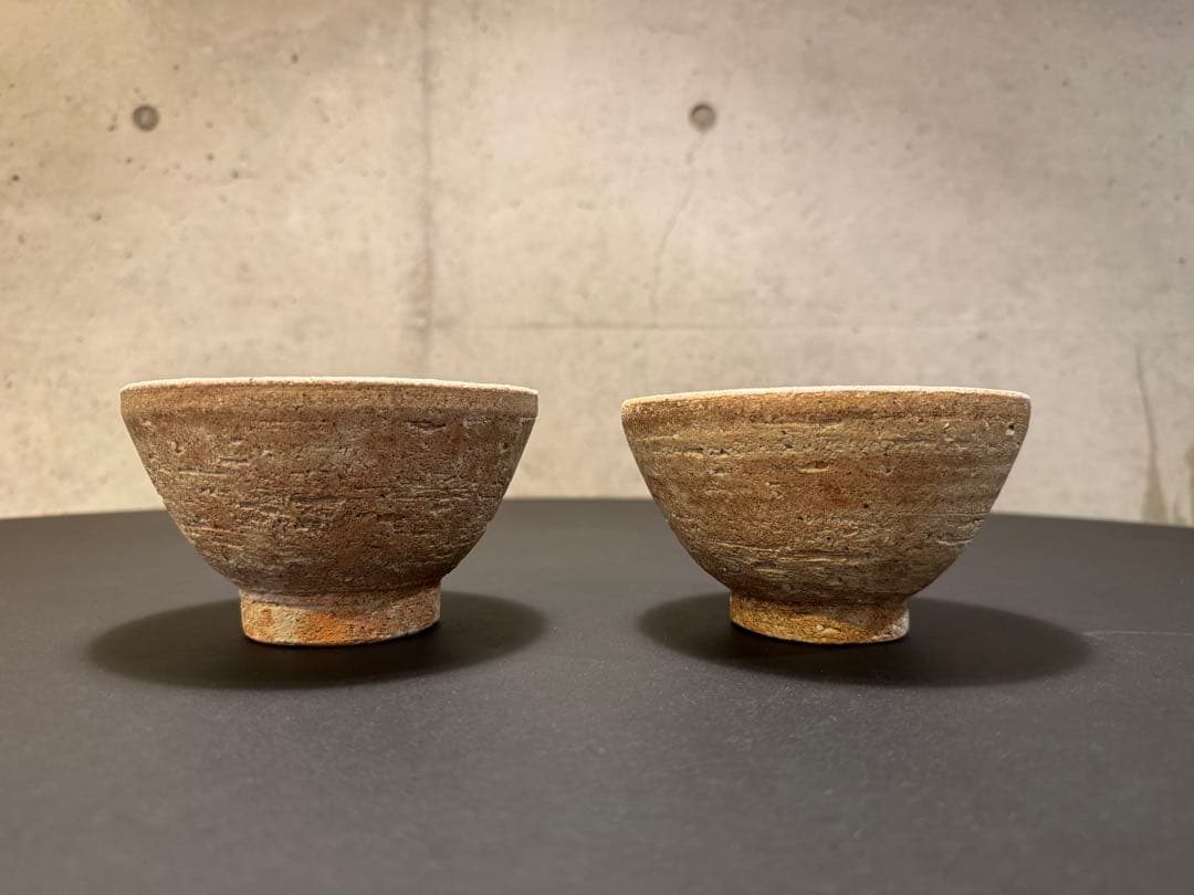 used 十場あすか化石茶碗　飯茶碗2膳