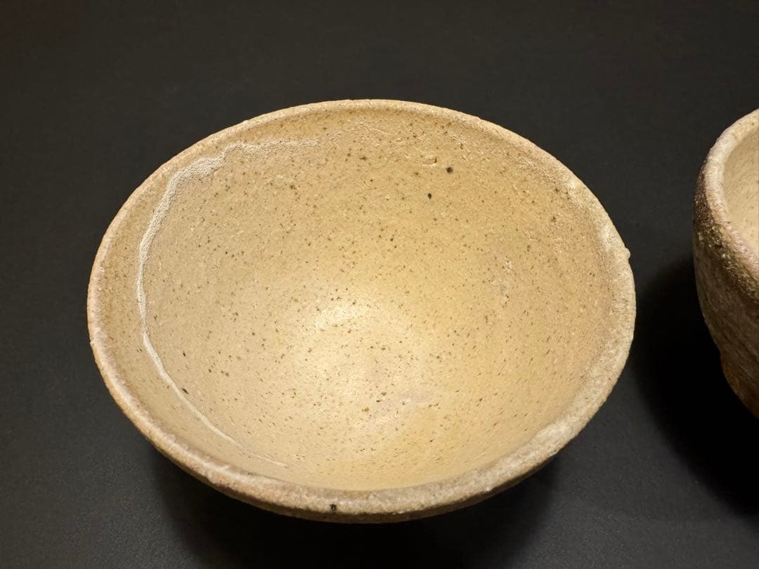used 十場あすか化石茶碗　飯茶碗2膳