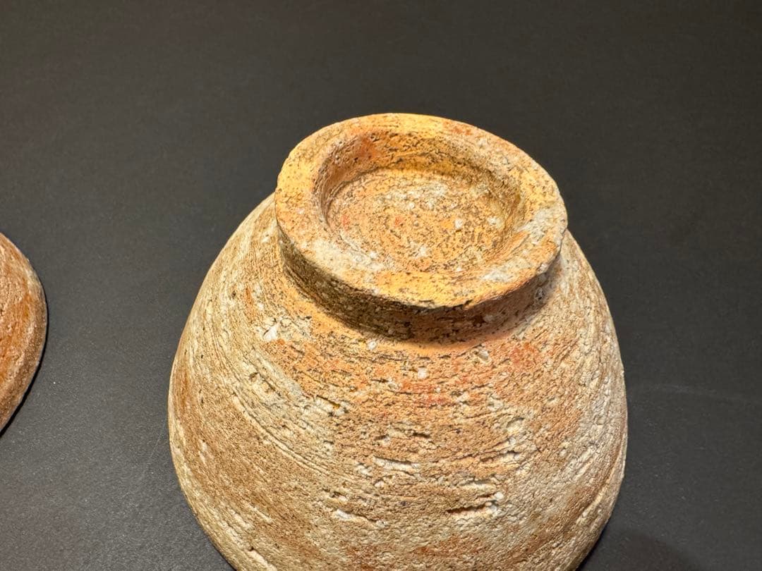 used 十場あすか化石茶碗　飯茶碗2膳