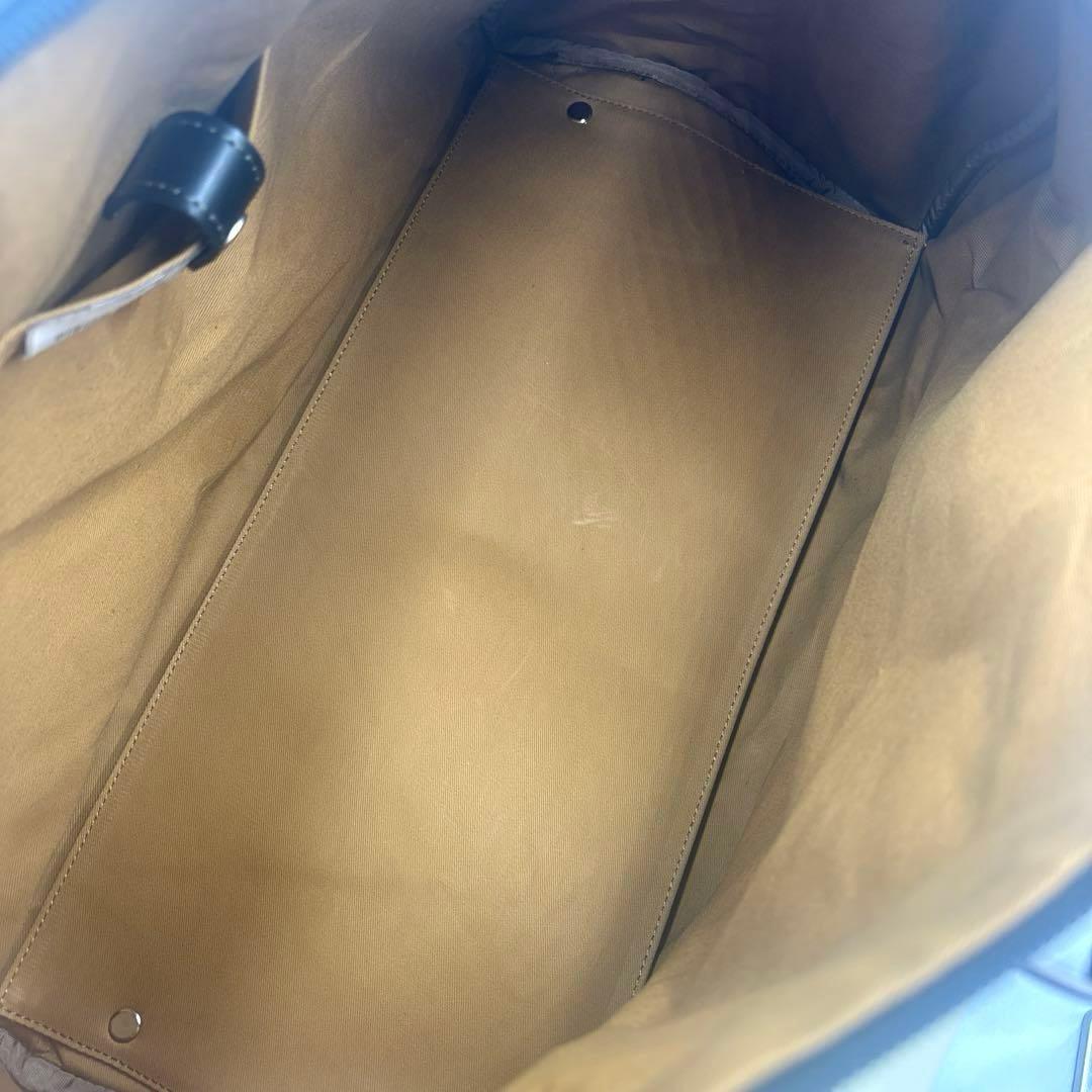 [美品] ピエールカルダン× エース　ボストンバッグ　2way シボ革　黒