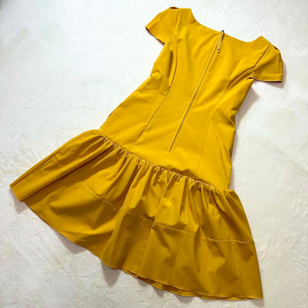 未使用 フォクシー FOXEY NEW YORK 半袖 ワンピ 美ライン 38