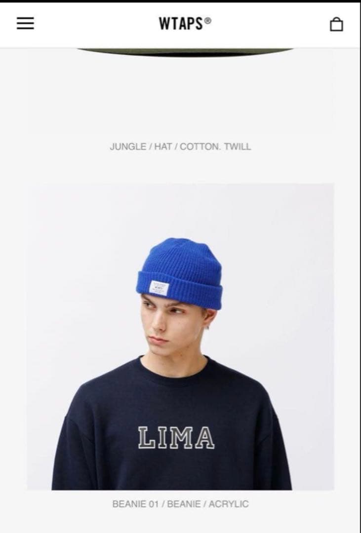 WTAPS BEANIE 01 ブラック
