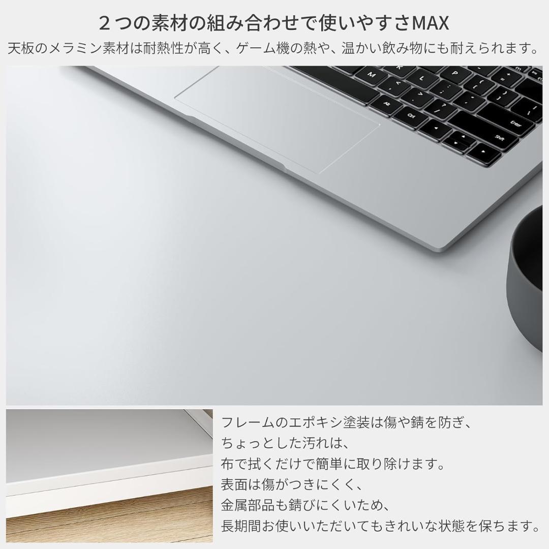 【MoonMeguri】 L字デスク 可動モニター台・引き出し付き