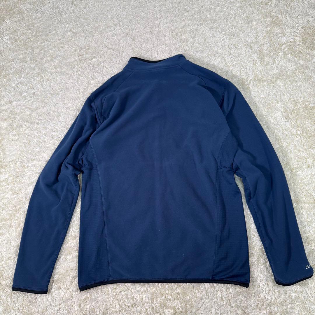 【極美品】メンズ ak457 マイクロフリース フルジップ ジャケット ２XL