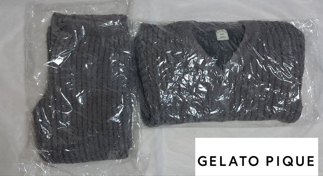 gelato pique ルームウェア 上下セット グレー 新品 未使用