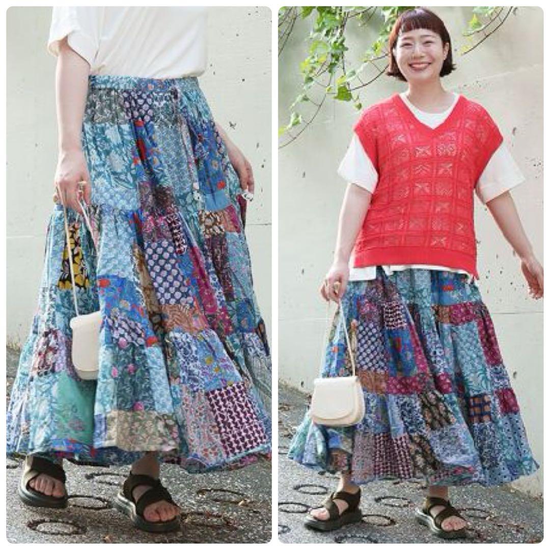 新品✨AS KNOW AS olaca スカート　大きいサイズ　マゼマゼコゼコゼ