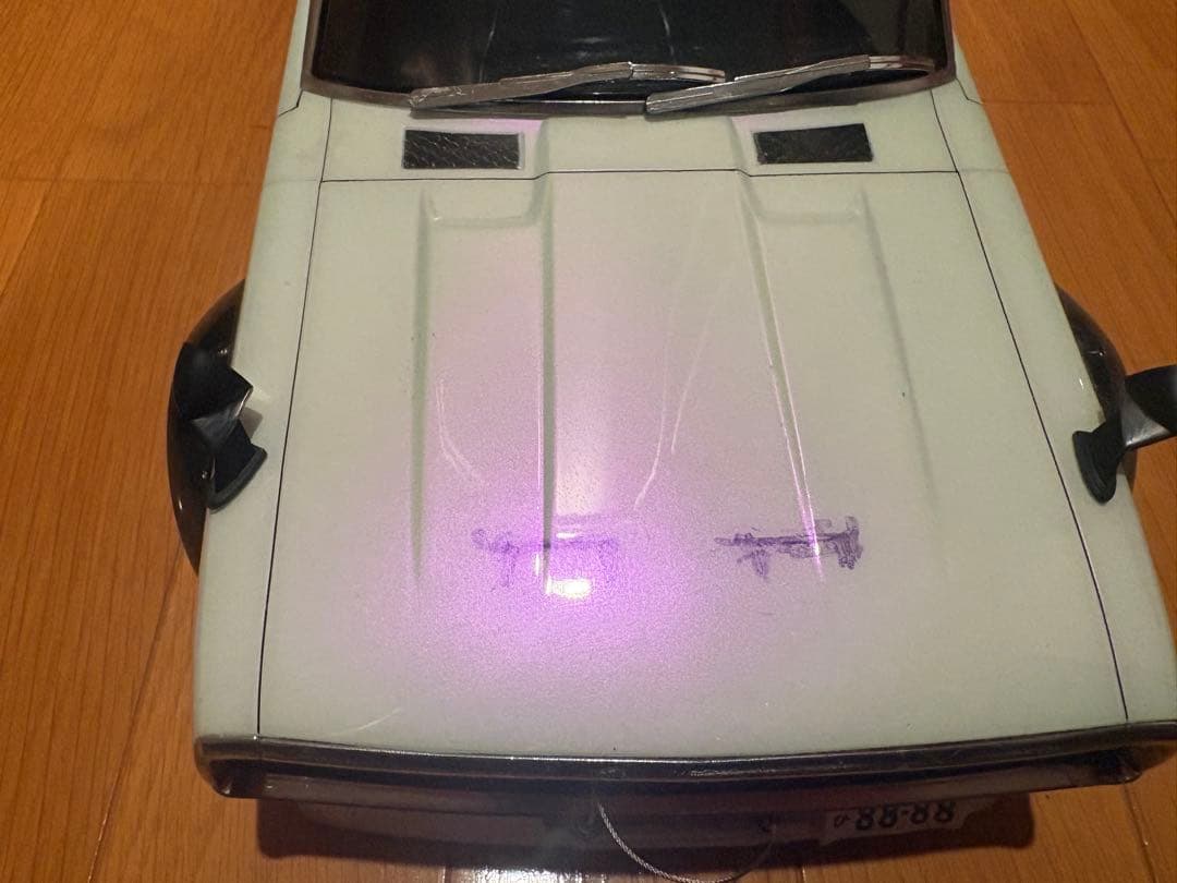 スカイラインGTR ケンメリ　タミヤ　ラジコン　シャーシプロポ付き