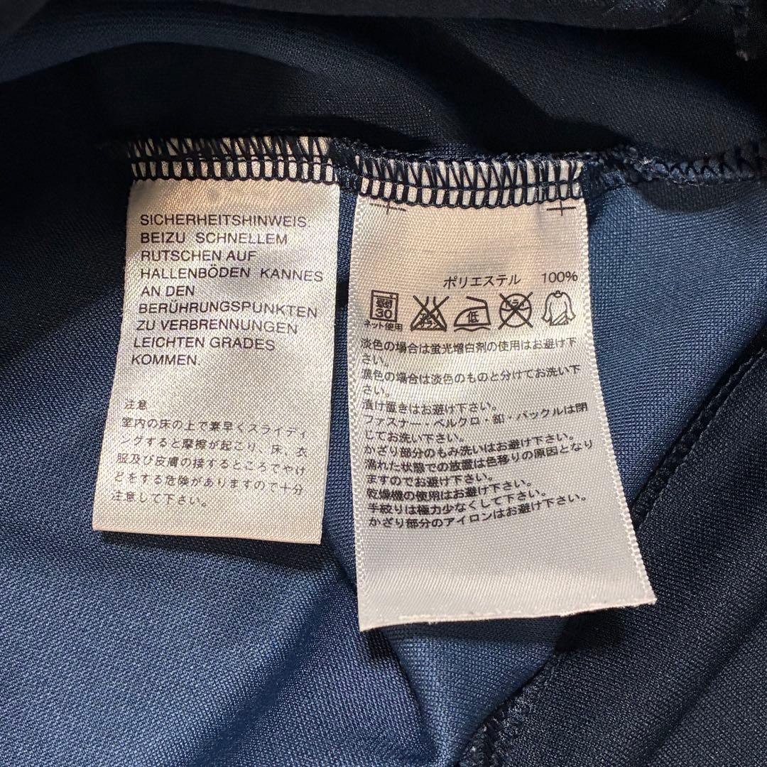 adidas ドット柄　トラックジャケット ジャージ　ネイビー×ピンク　OT