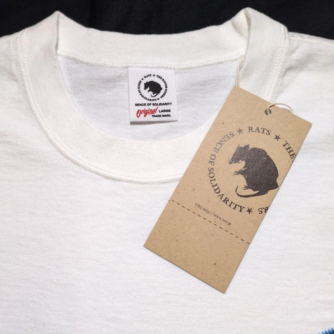 RATS L/S Tee L WHITE 未使用 タグ付 ラッツ