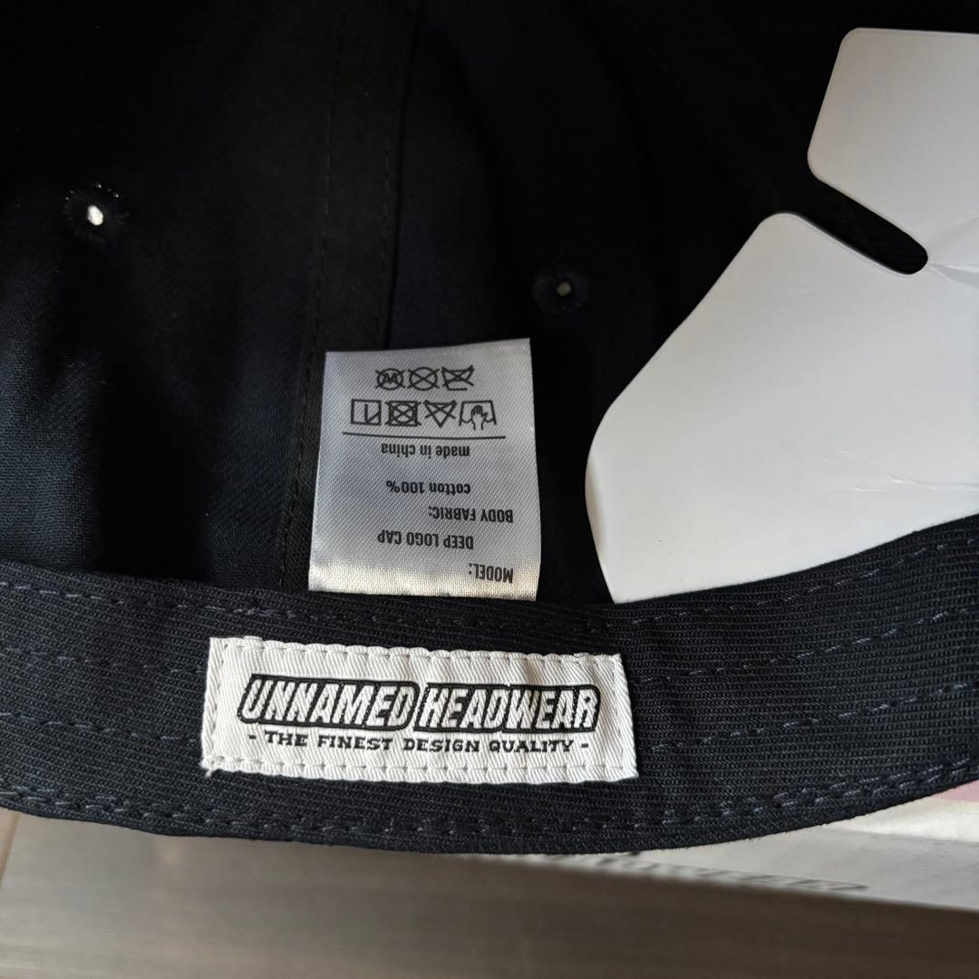 unnamed headwear /DEEPロゴキャップ/ネイビー