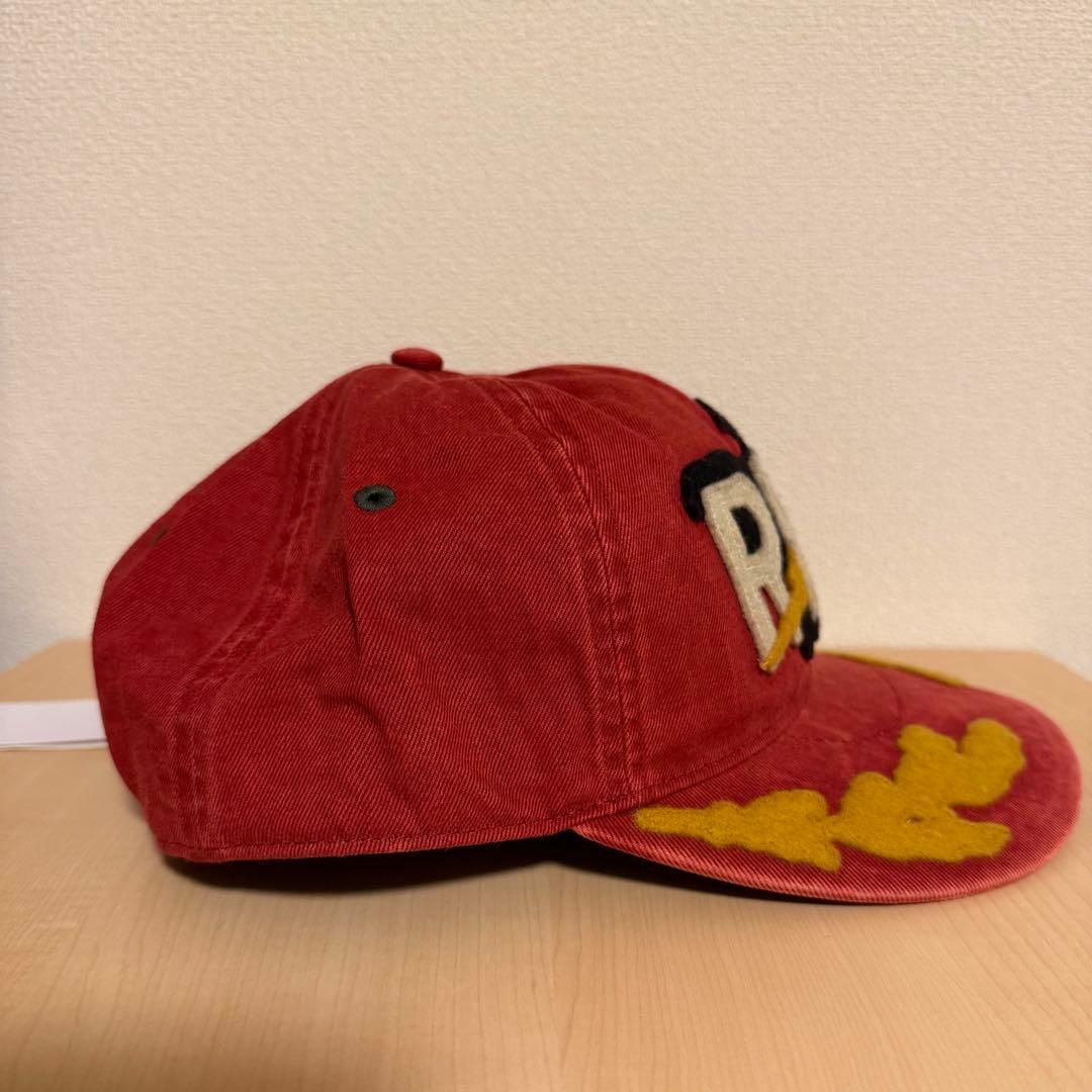新品【RRL】ロゴアップリケド ツイル ボール キャップ