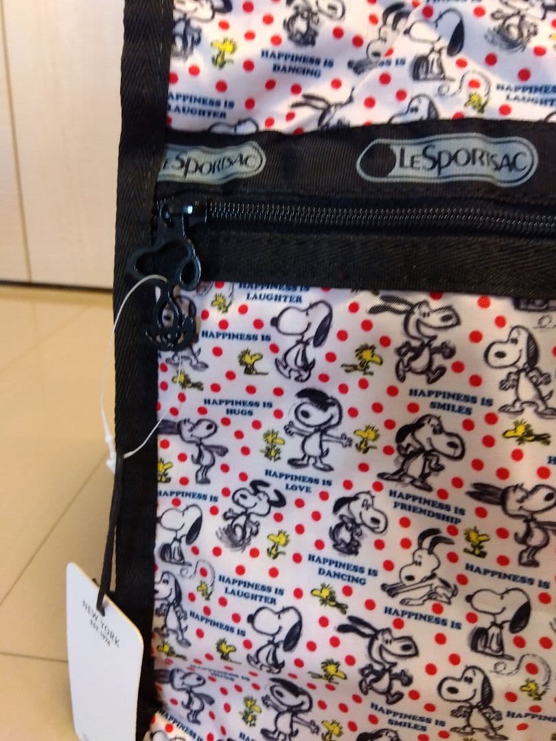 LeSportsac スヌーピー ボストンバッグ ハピネス