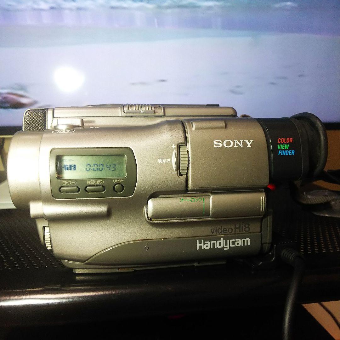 SONY video Hi8 Handycam ビデオカメラCCD-TR1再生可