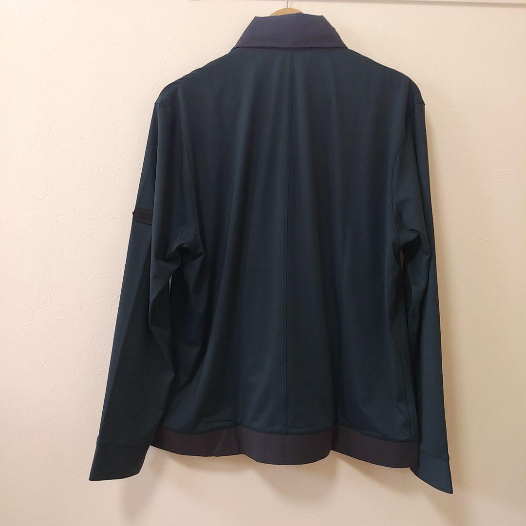 【新品タグ付き】 ダークグリーンジップブルゾン 03/L