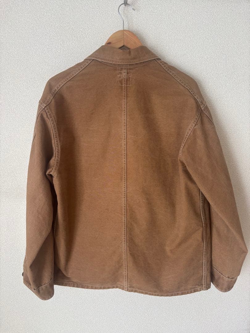 ジャケット・アウター POST46 pigment dyed canvas washedbrown M