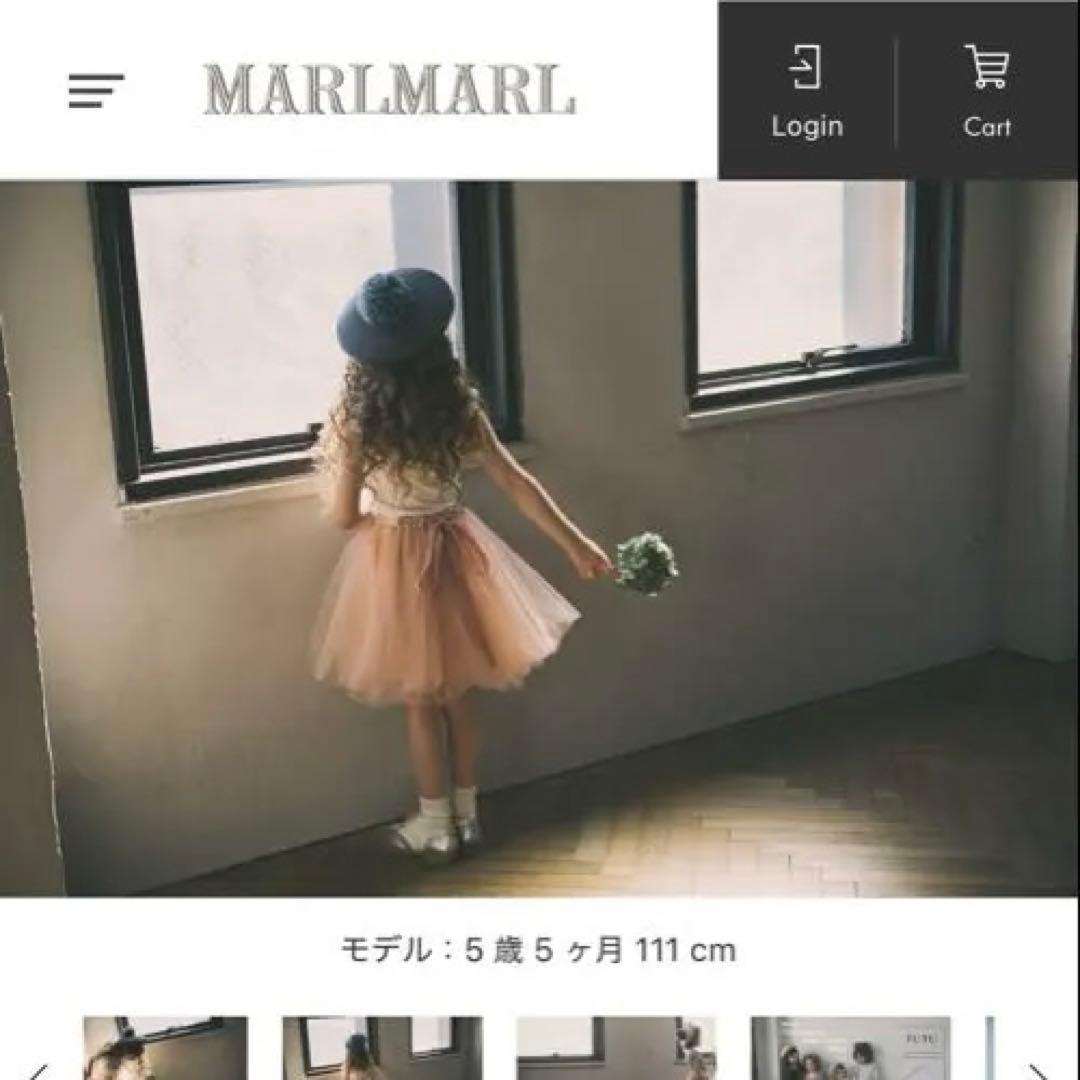 MARLMARL tutu 1 sakura チュチュドレス　1歳〜5歳　ピンク
