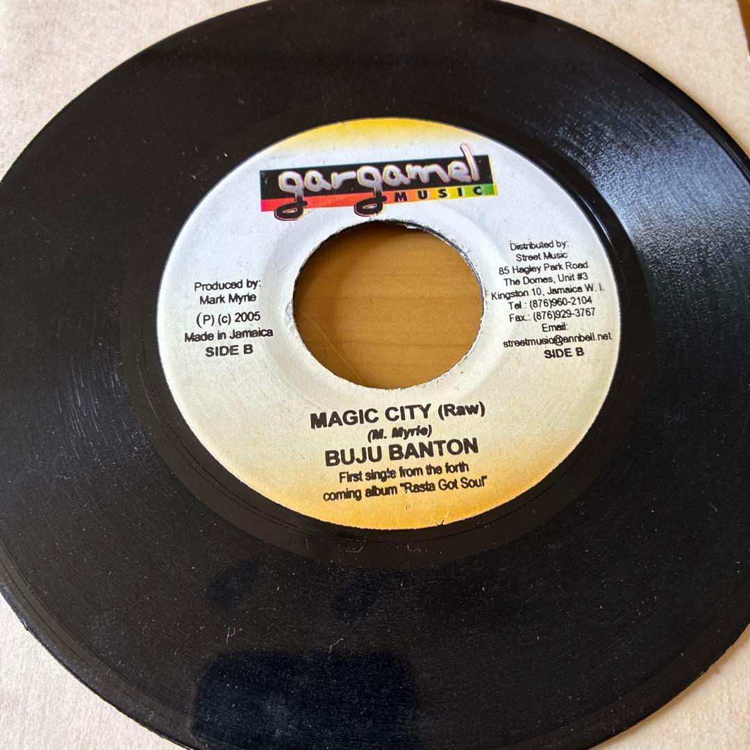 BUJU BANTON MAGIC CITY 7インチレコード