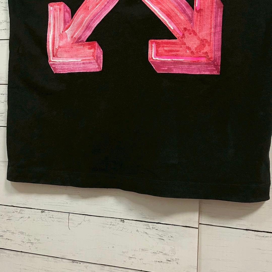 1【即完売モデル】オフホワイト☆マーカー クロスアロー Tシャツ☆即完 197