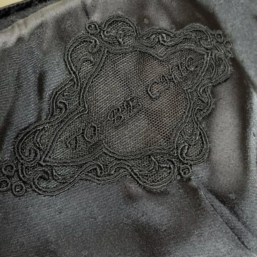 レア極美品✨TO BE CHIC カシミヤ　ラビット　ミンク　ロングコート　黒