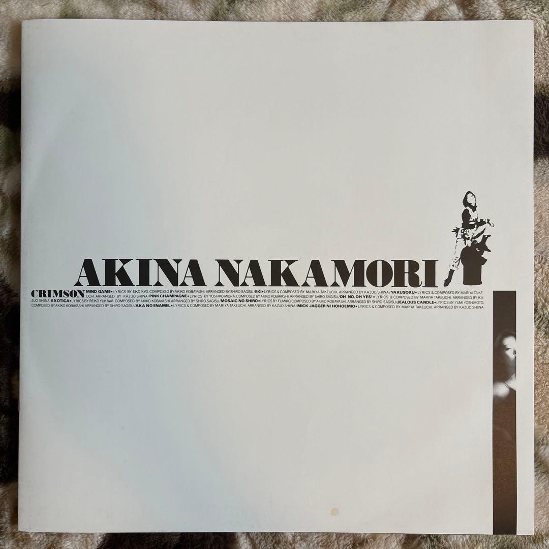 中森明菜／CRIMSON／駅／赤のエナメル／竹内まりや／小林明子／レコード／美品