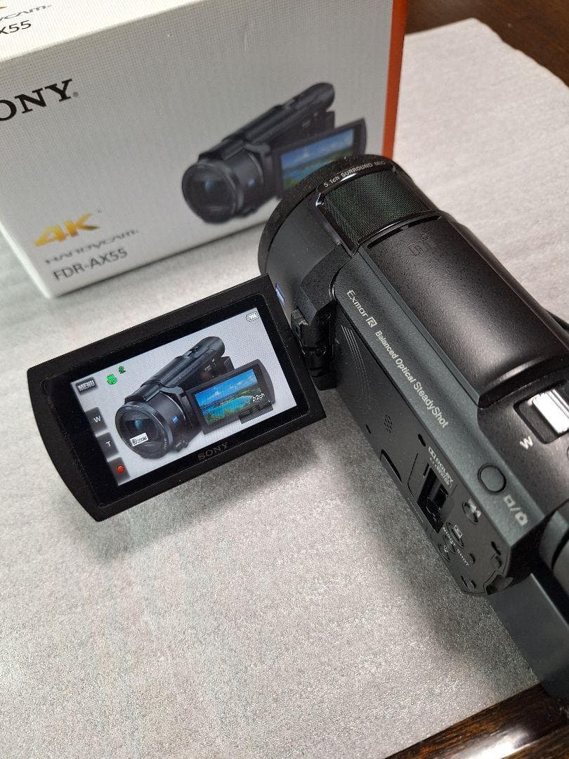 SONY Handycam FDR-AX55 4Kビデオカメラ本体 美品