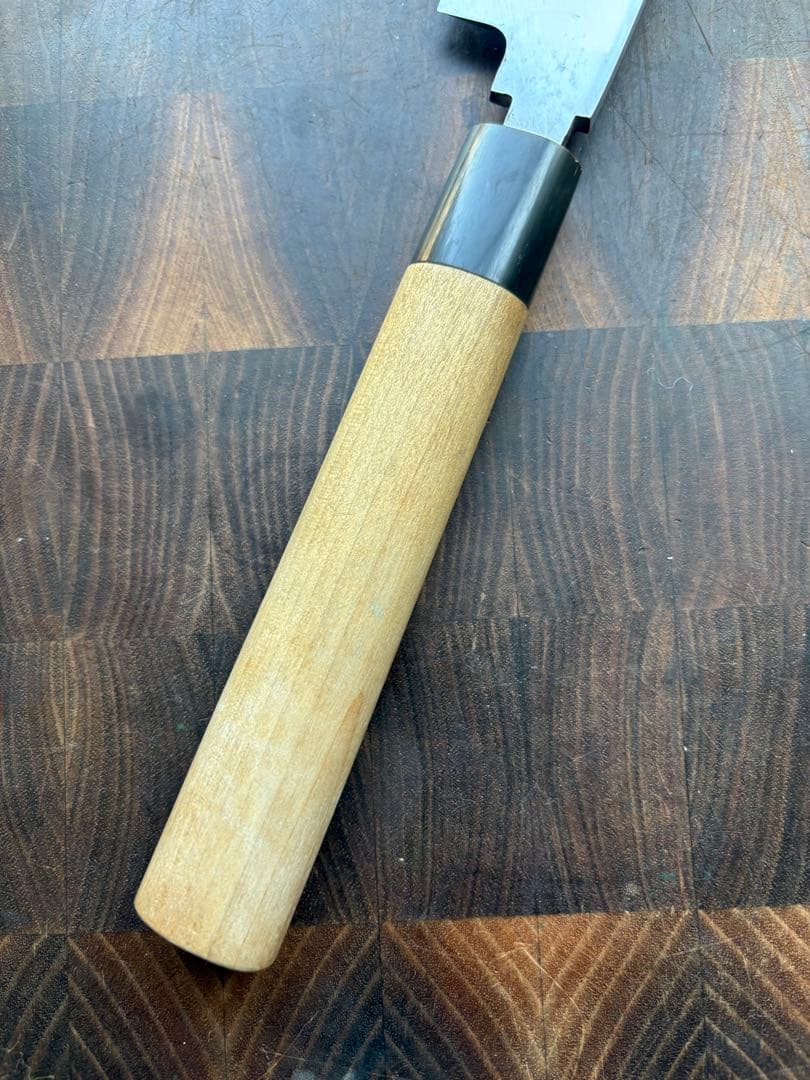 正本総本店　玉白鋼　切付　柳刃　300mm 尺　包丁　和包丁　研ぎ済　水牛柄