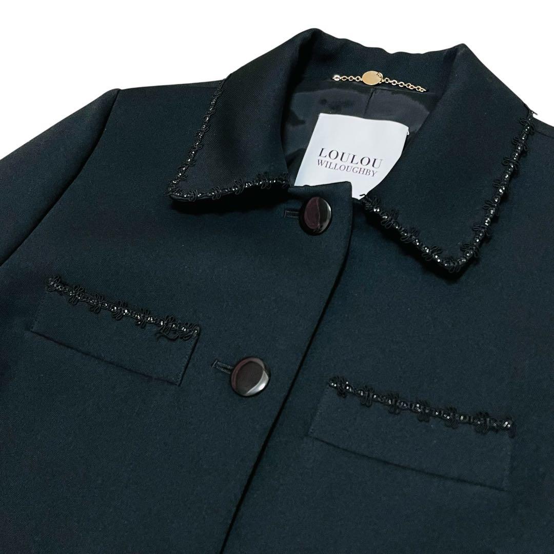新品✨　25SS 定価6.6万　ルルウィルビー　ステンカラーコート　ジャケット