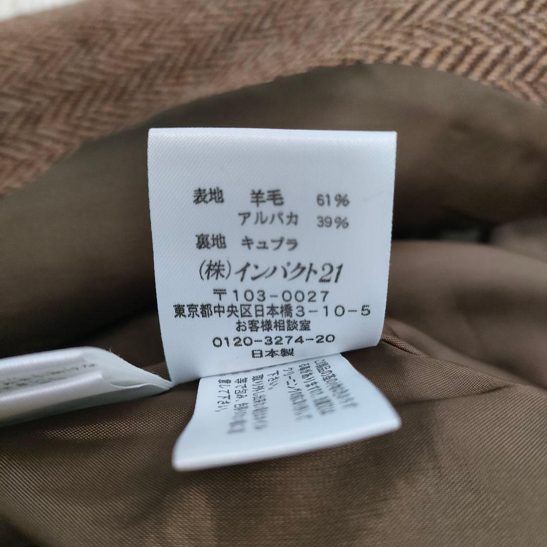 ラルフローレン テーラードジャケット ヘリンボーン クルミボタン アルパカ M