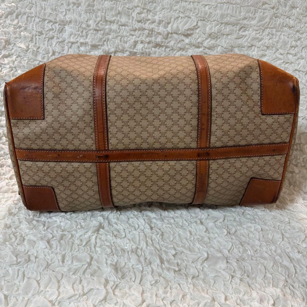 【CELINE】セリーヌ マカダムボストンバッグ ヴィンテージホワイトトリオンフ