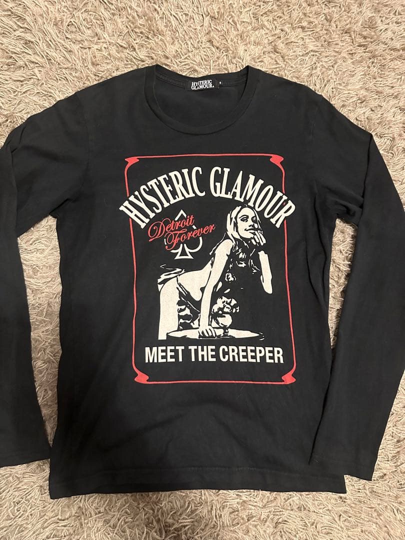 HYSTERIC GLAMOUR グラフィックTシャツ Sサイズ ブラック