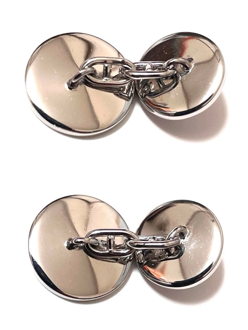 【極美品】HERMES カフス セリエ ピンク シェーヌダンクル