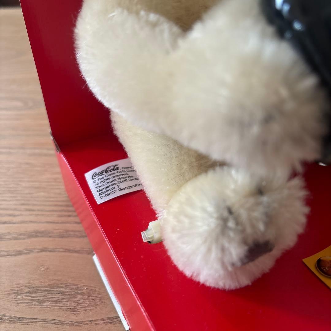シュタイフ　Steiff コカコーラベア　テディベア　箱付き