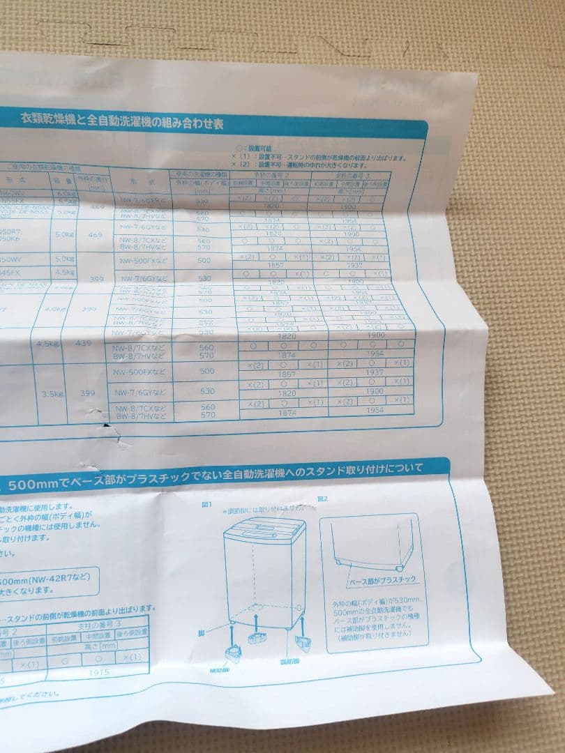 日立 衣類乾燥機用 スタンド DES-P32 HITACHI　ぴったりスタンド