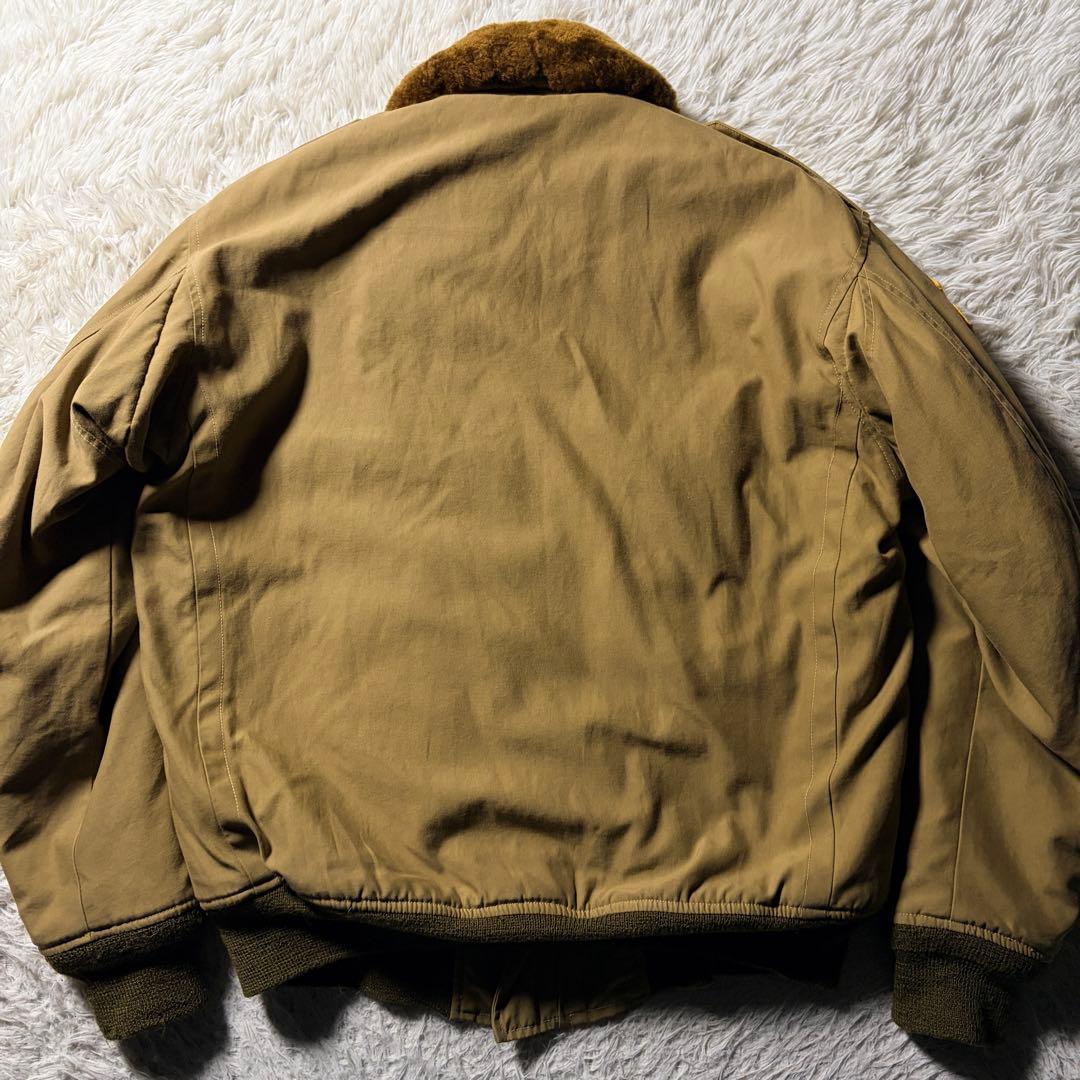 雰囲気抜群■CAB CLOTHING フライトジャケット　B-10 襟ボア　40