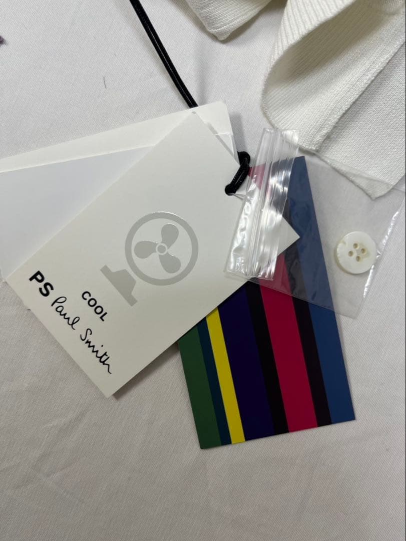 新品✨PS Paul Smith ポールスミス　ロングカーディガン　M ホワイト