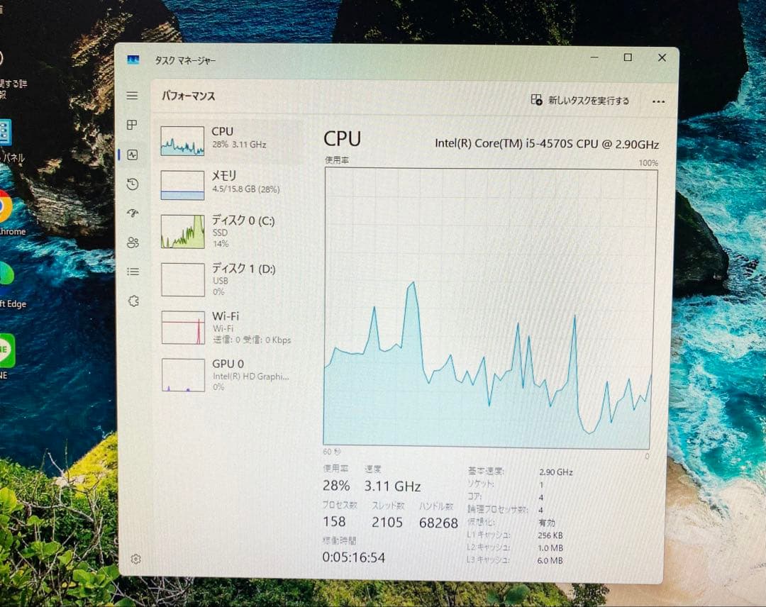 Lenovo ThinkCentre E73 SSD搭載PC Windows11