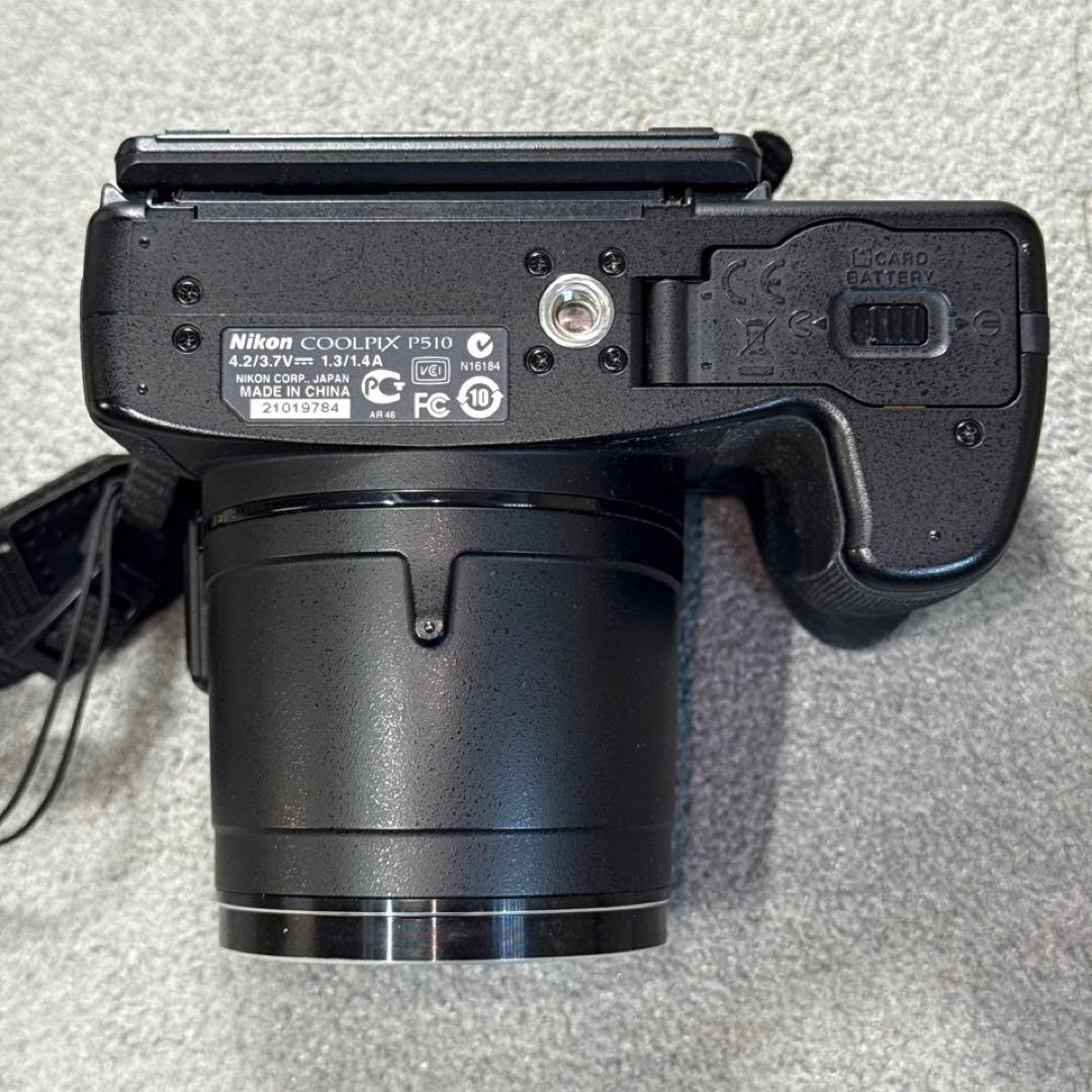 ☆動作OK Nikon coolpix P510 バッテリー＆充電器＆SD付き