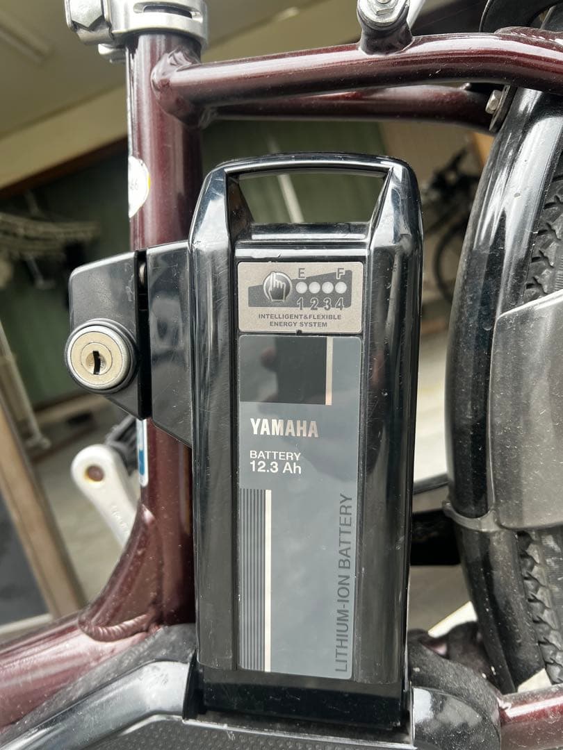 電動アシスト自転車 ブラウン 前カゴ付き
