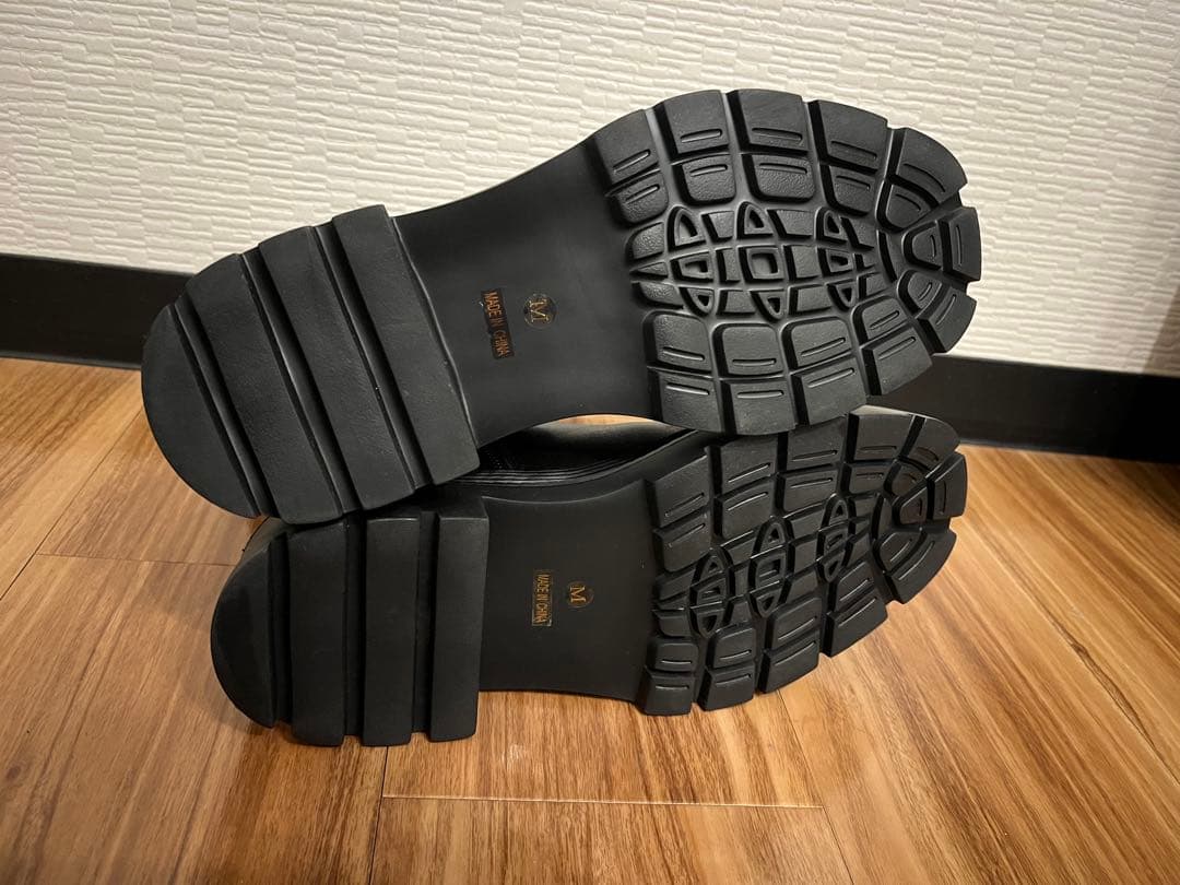 アトリエブルージュ レザーサイドゴア タンクブーツMサイズ(23.5〜24cm