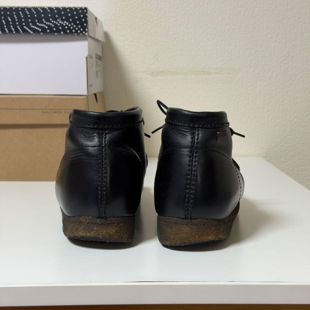 靴 Clarks ORIGINALS WALLABEE Black leather