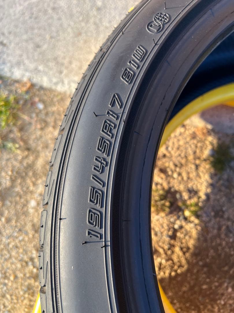 国産　2025年製　195/45R17 2本　アクア　スイフト　ミニクーパー